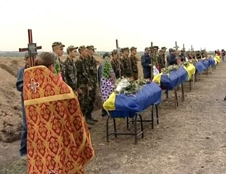 В Днепропетровске идентифицировали погибших бойцов АТО (ТВ, видео)