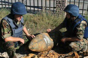 В Украине взорвали авиационную бомбу времен войны
