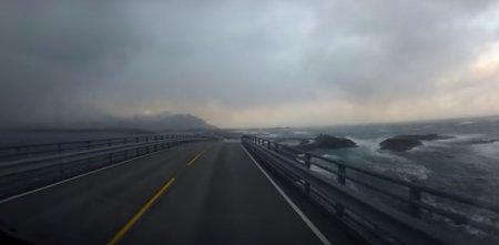 Самая живописная дорога в Норвегии. ВИДЕО