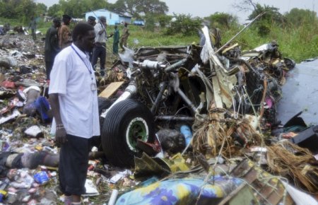 Катастрофа російського літака у Південному Судані. ВІДЕО