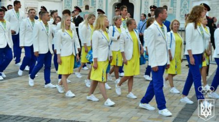 Сборную Украины провели на Олимпиаду в Рио-де-Жанейро