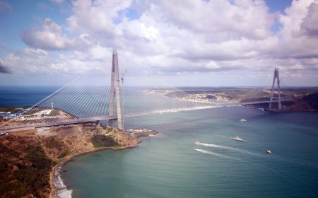 В Стамбуле прошла церемония открытия самого широкого моста в мире. ФОТО