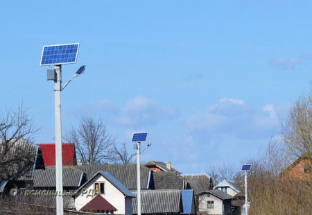 Шесть сел на Ивано-Франковщине освещают свои улицы с помощью солнечной энергии