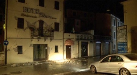 В Италии произошли два мощных землетрясения за один вечер