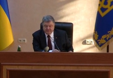 Одесский чиновник вывел из себя президента Порошенко. ВИДЕО