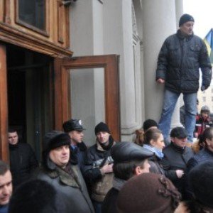 Захват обладминистраций на западе Украины