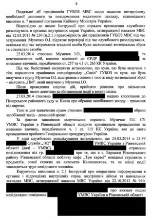 МВД обнародовало вывод о Саше Белом: отстреливаясь, он попал в себя