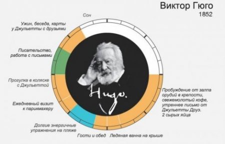 Инфографика: распорядок дня знаменитостей