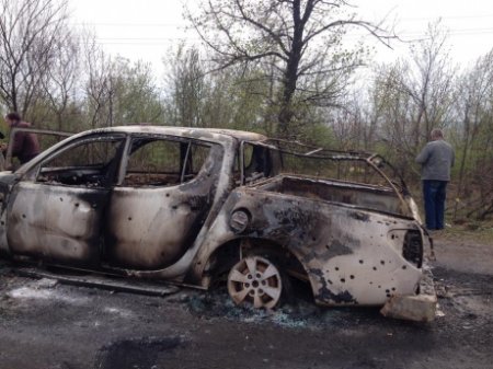 МВД: В перестрелке в Славянске погиб один, ранены трое