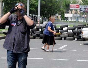 Донецких мирных жителей призывают покинуть город