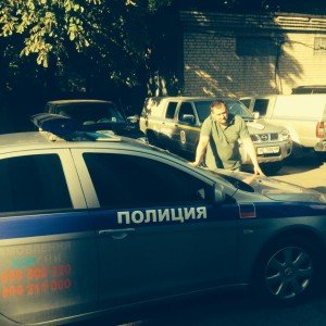 Диверсанты из батальона "Днепр" угнали полицейский автомобиль прямо из Донецка (фото)