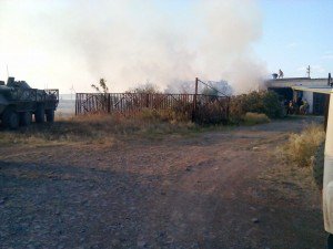 Террористы продолжают обстреливать Луганскую область (фото)