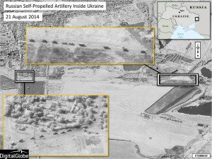 В НАТО на спутниковых фотографиях показали, как российская техника попадает в Украину