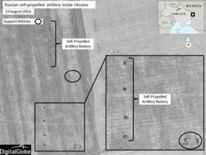 В НАТО на спутниковых фотографиях показали, как российская техника попадает в Украину