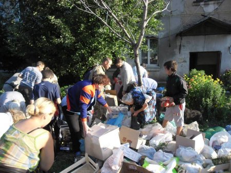 Батальон Донбасс в освобожденном Лисичанске (фото)