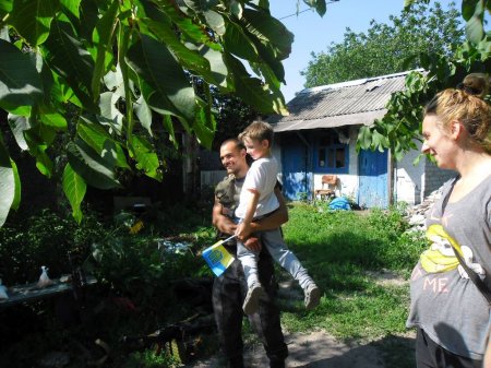 Батальон Донбасс в освобожденном Лисичанске (фото)