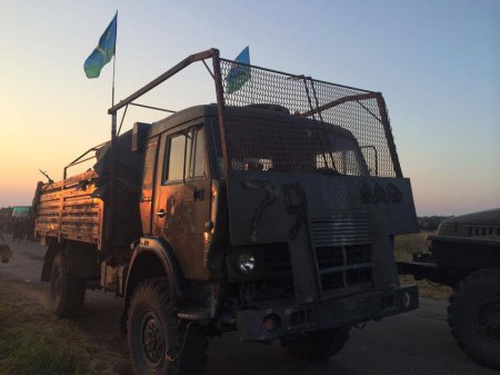 Фото украинских солдат вырвавшихся из сектора 