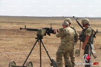 Батальон Феникс готовиться к боевым действиям - учения (фото)