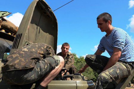 БМД псковских десантников уже в строю сил АТО. Фото