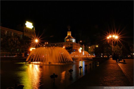 Фотографии ночного Днепропетровска - красиво (фото)