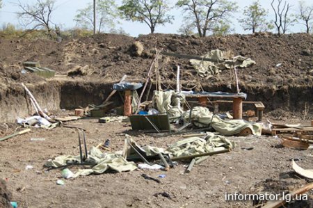 Поселок Победа в луганской области после обстрелов (фото)