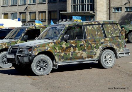 Батальон Сич пополнился новыми автомобилями (фото)