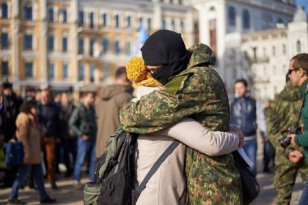 Как провожали новобранцев полка 