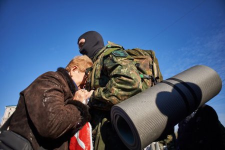 Как провожали новобранцев полка 