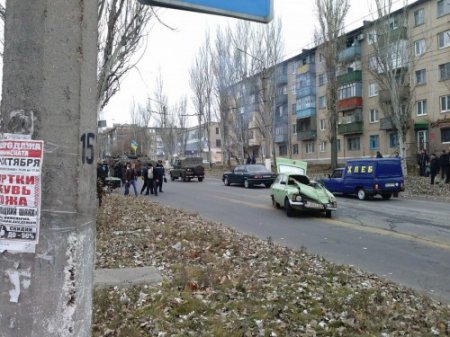 ДТП в Артемовске. БМП раздавила 