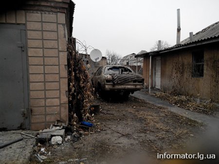 Разрушения в Станице Луганской, Луганской области (фото)