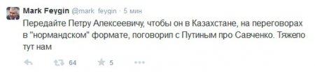 Адвокат Савченко просит помощи у Порошенко