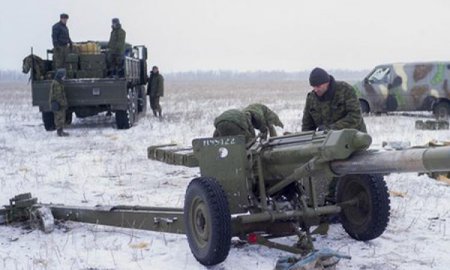 Боги войны из артиллерии у Станицы Луганской накрыли позиции боевиков