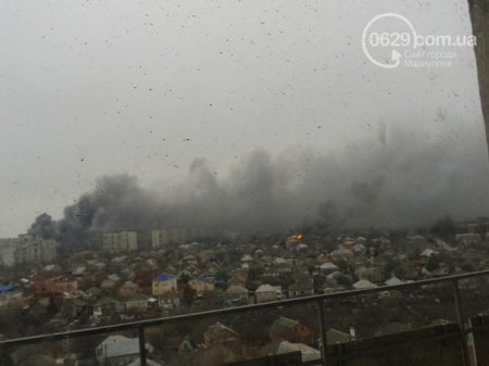 Боевики обстреляли Левый берег Мариуполя