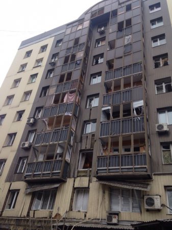 Донецк. Последствия обстрела 02.02.2015. ФОТО, ВИДЕО