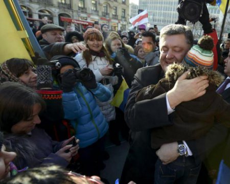 Петр Порошенко принял участие в митинге украинцев в Мюнхене