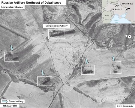 Американский посол в Украине показал спутниковые фото российской армии под Дебальцево