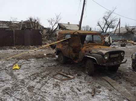 Во что война превращает Донбасс: разрушенный Пески (Фото)