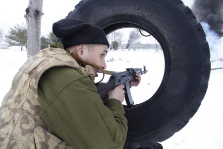 Солдаты украинской армии активно учатся защищать Родину. Фоторепортаж