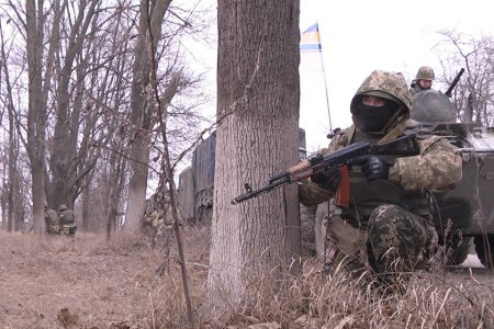 Солдаты украинской армии активно учатся защищать Родину. Фоторепортаж