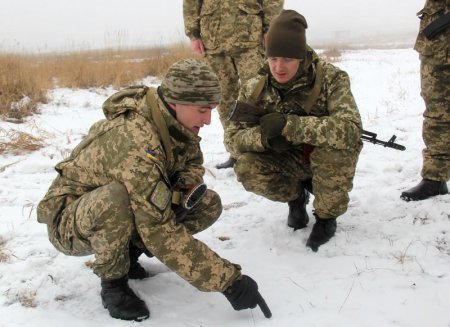 Солдаты украинской армии активно учатся защищать Родину. Фоторепортаж