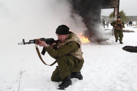 Солдаты украинской армии активно учатся защищать Родину. Фоторепортаж