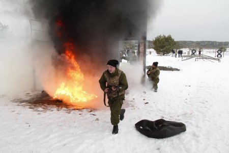 Солдаты украинской армии активно учатся защищать Родину. Фоторепортаж