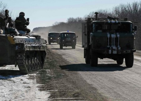 Вывод войск из Дебальцево. Фоторепортаж