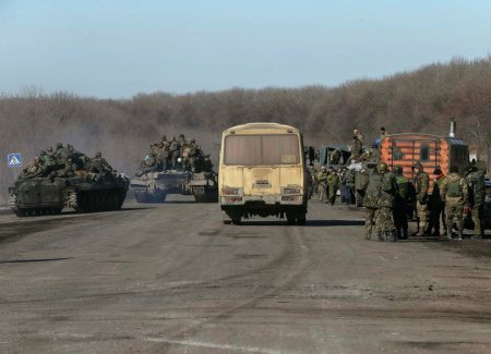 Вывод войск из Дебальцево. Фоторепортаж