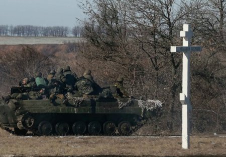 Вывод войск из Дебальцево. Фоторепортаж