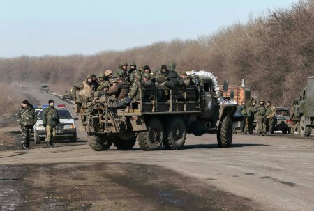 Вывод войск из Дебальцево. Фоторепортаж