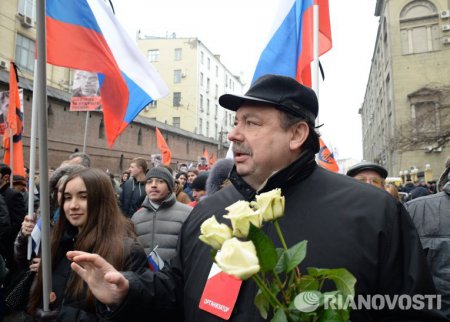 В Москве прошло траурное шествие памяти Бориса Немцова