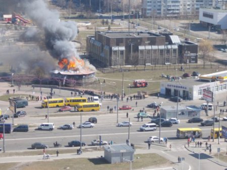 Пожар в Киевском ресторане. Жертв и пострадавших нет