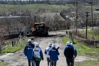 Бандиты на Донбассе используют символику ОБСЕ - Лысенко