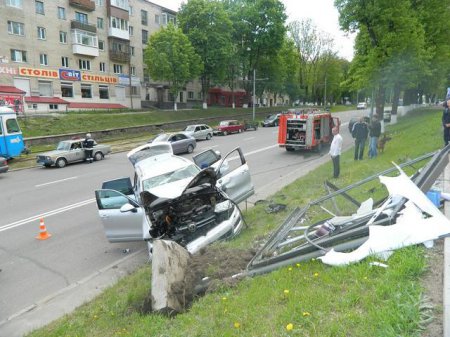 В центре Винницы водитель 